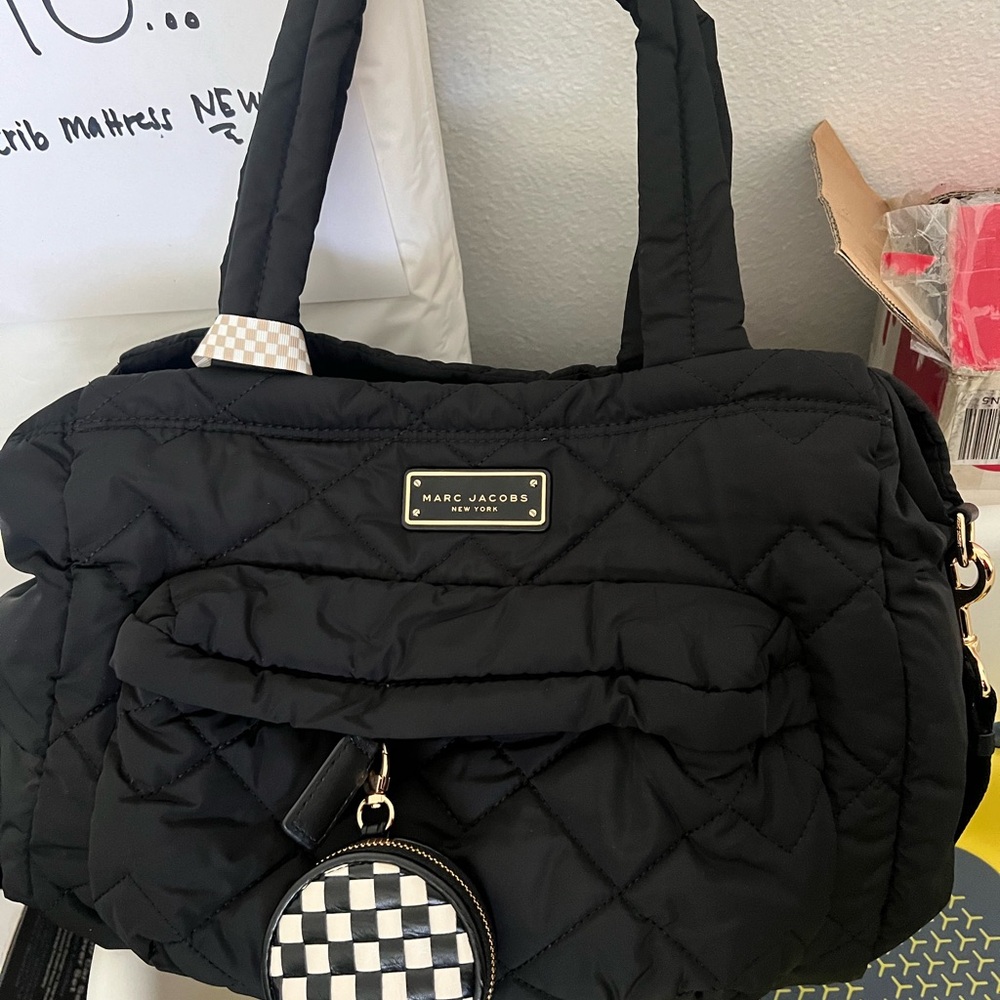 FLASH SALE**Marc Jacobs Black Quilted Baby Bag